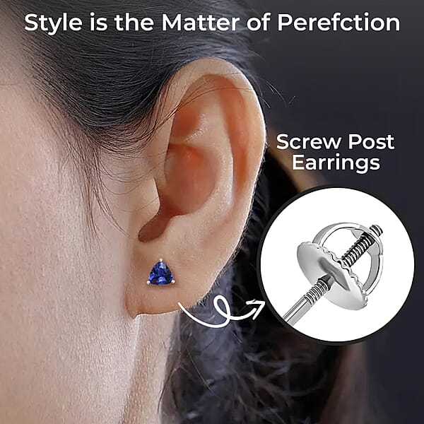 Rhapsody AAAA Tanzanite 2.70 Ctw Stud Earrings In 950 Platinum