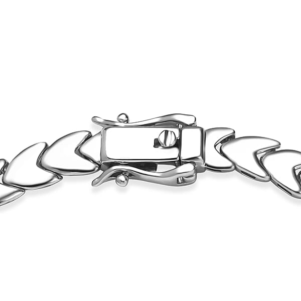 Rhapsody Arrow Link Bracelet In 950 Platinum (7.25 In) 12.40 Grams
