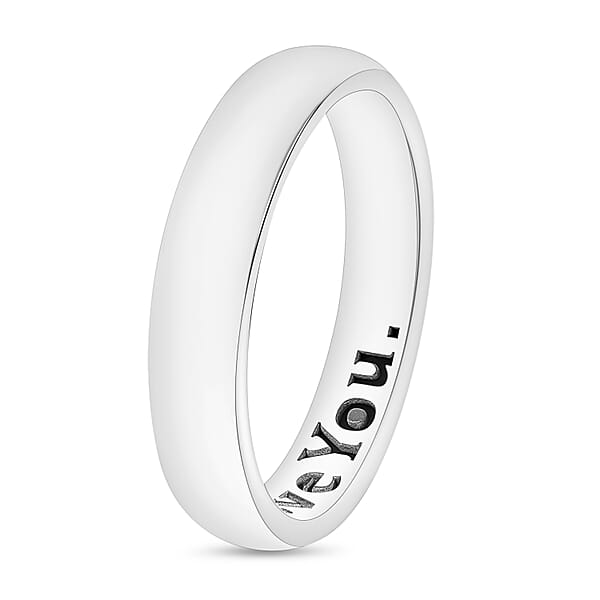 Rhapsody Band Ring In 950 Platinum 5.50 Grams