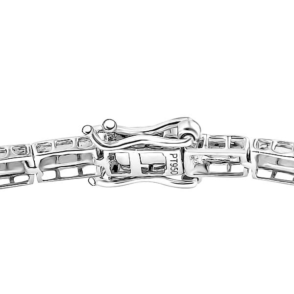 Rhapsody Bar Link Bracelet In 950 Platinum (6.50 In) 9.25 Grams (Del. In 10-12 Days)