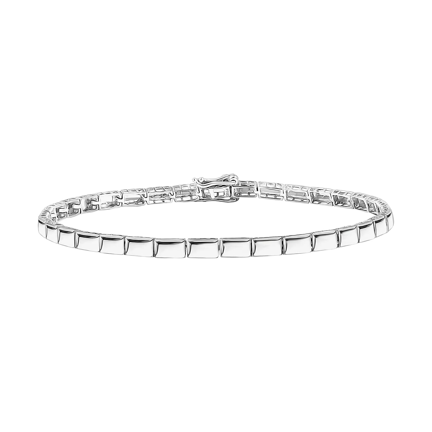 Rhapsody Bar Link Bracelet in 950 Platinum (6.50 In) 9.25 Grams (Del. in 10-12 Days)