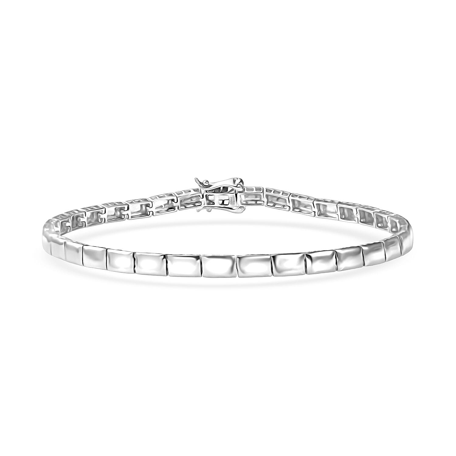 Rhapsody Bar Linking Bracelet in 950 Platinum (7.25 In) 9.30 Grams