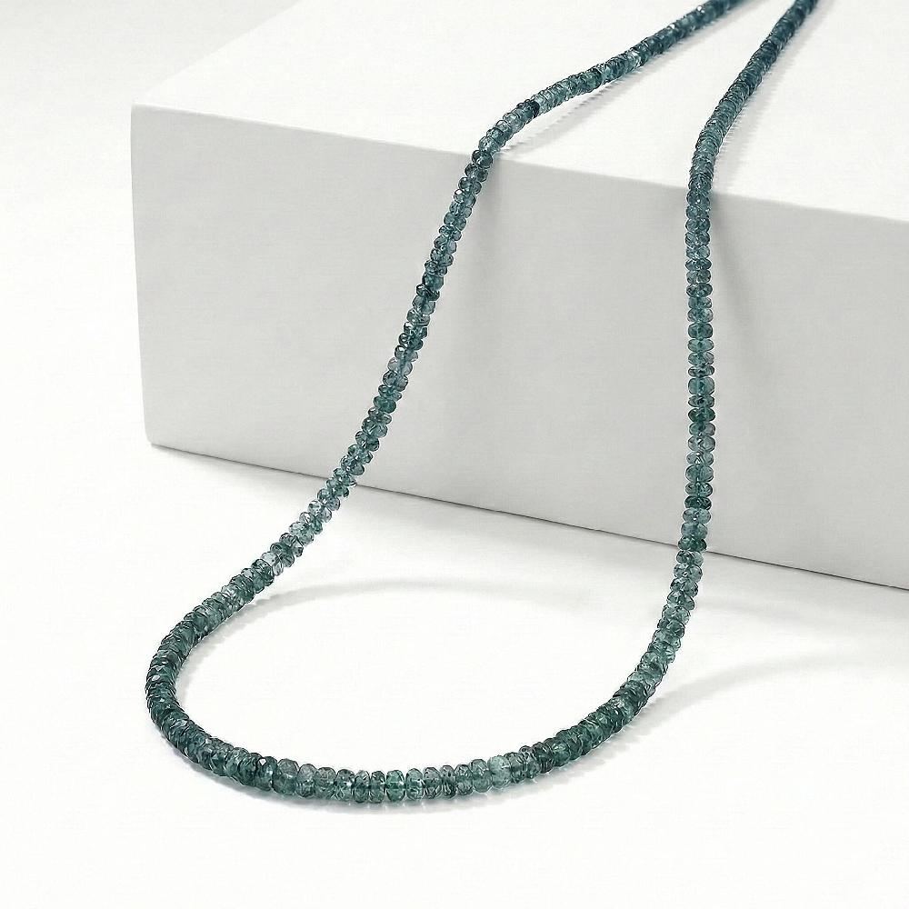 Rhapsody Certified & Appraised AAAA Alexandrite Beaded Graduated Necklace 950 Platinum Necklace 18-20 Inch Necklace 26.00 ctw