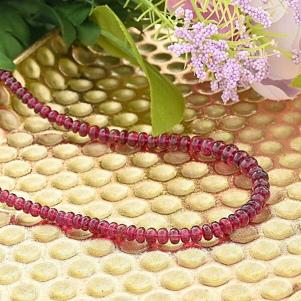 Rhapsody Certified & Appraised AAAA Ouro Fino Rubellite 18 Inch Beaded Necklace In 950 Platinum 75.00 Ctw Rubellite Jewelry Necklace Gift For Her