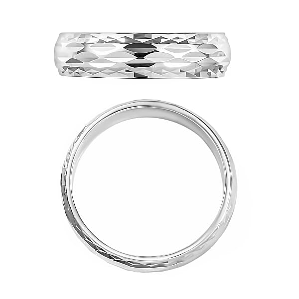 Rhapsody Diamond-Cut Band Ring In 950 Platinum 5.90 Grams (Del. In 10-12 Days)