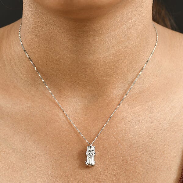 Rhapsody Pixiu Pendant Necklace In 950 099.99Platinum 5.80 Grams 20 Inches