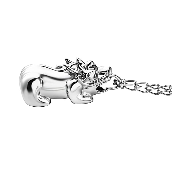 Rhapsody Pixiu Pendant Necklace In 950 099.99Platinum 5.80 Grams 20 Inches
