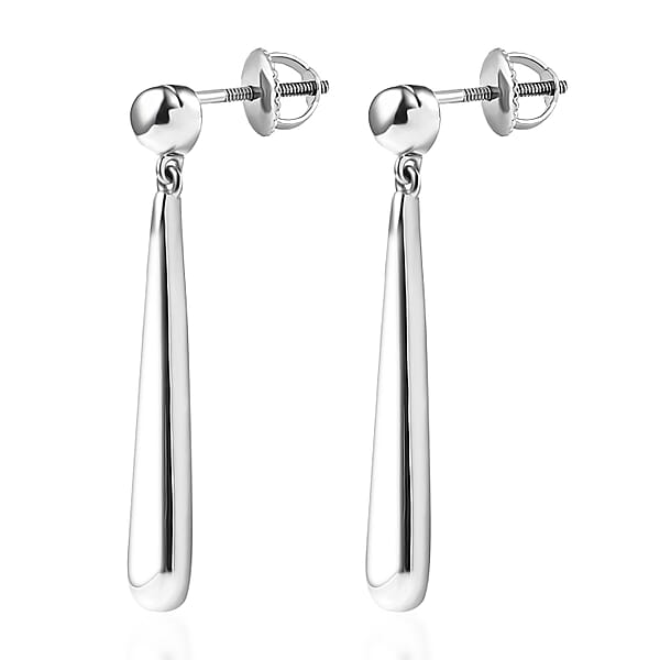 Rhapsody Water Drop Earrings In 950 Platinum 7.3 Grams
