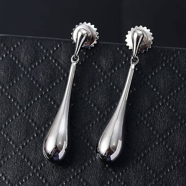 Rhapsody Waterdrop Earrings In 950 Platinum 6.30 Grams