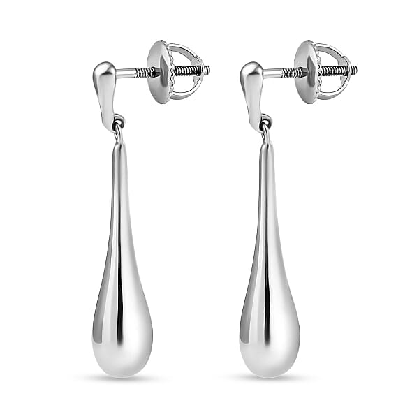 Rhapsody Waterdrop Earrings In 950 Platinum 6.30 Grams