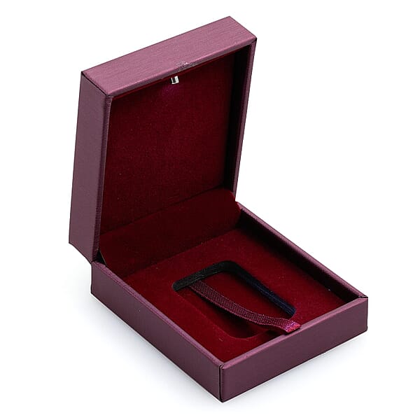 Rose Red Faux Leather And Rose Red Velvet LED Light Packaging Box