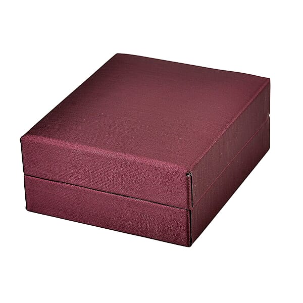 Rose Red Faux Leather And Rose Red Velvet LED Light Packaging Box