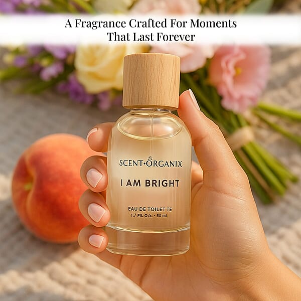 Scent Organix I Am Bright EDT Infused With Lemon Essential Oil (1.7oz)