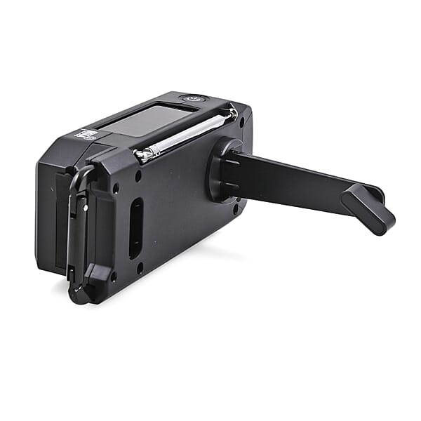 Secure NOAA Weather Band AM/FM - Flashlight Solar Crank Phone Charger And USB