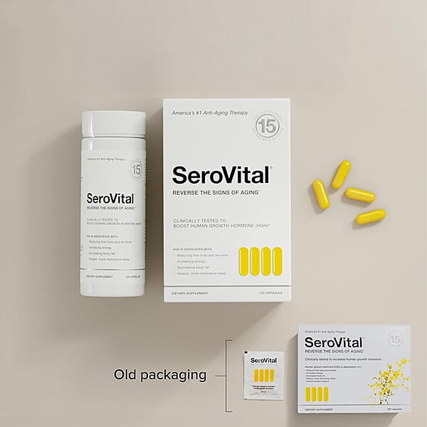 SeroVital® Anti-Aging Therapy Dietary Supplement (120 Capsules)