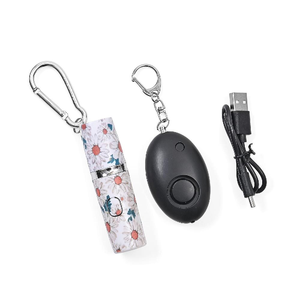 Set of 2 Personal Safety Siren Alarm Key Chain