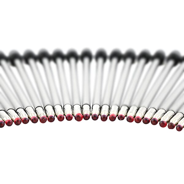 Set Of 30pcs Black Ink Refills Of Crystal Lamp Pen