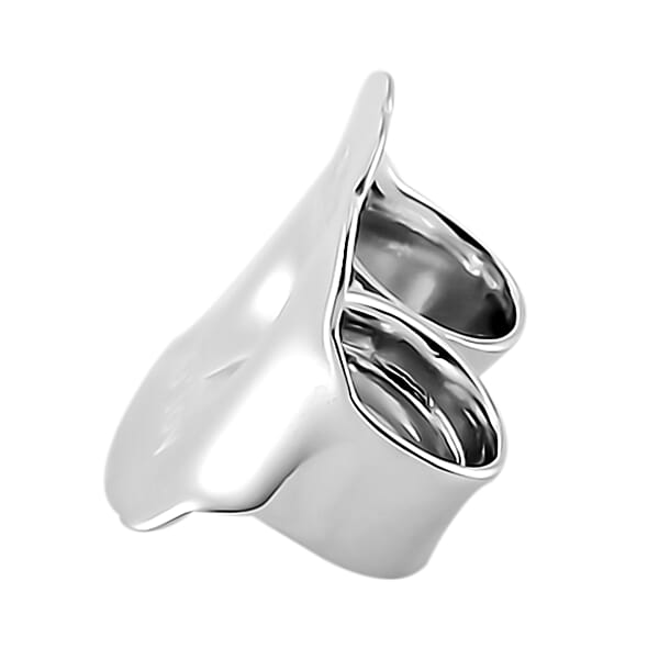 Set Of 4 - Rhodium Over Sterling Silver 9mm Ear Nut 3.20 Grams