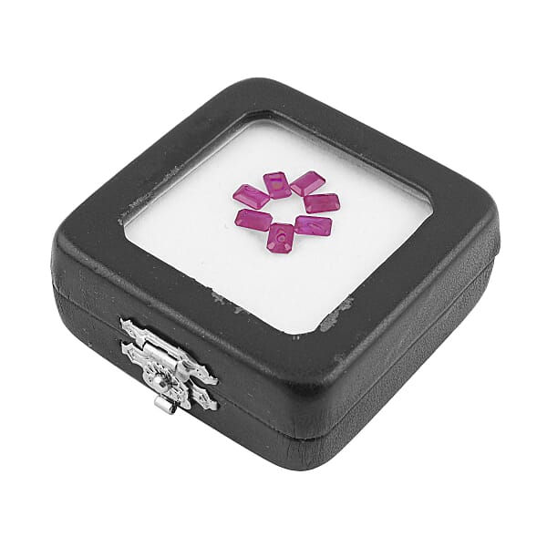 Set Of 7 AAA Montepuez Ruby (Oct 6x4 Mm) 5.00 Ctw