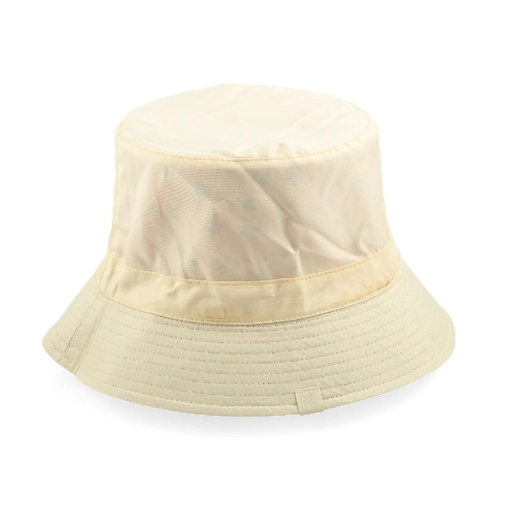 ShedRain Cream and Orange Floral Reversible Bucket Hat