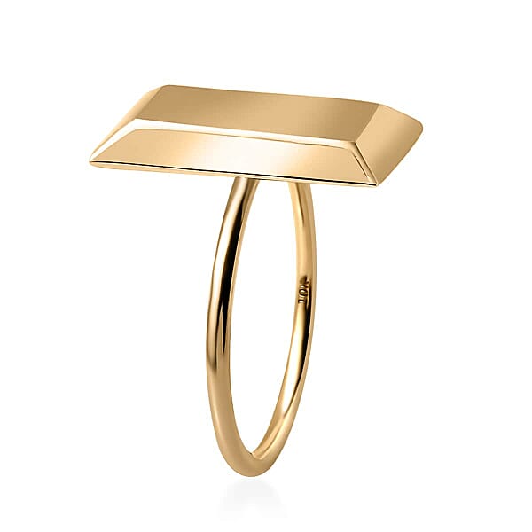 10K Yellow Gold Bar Ring 1.55 Grams