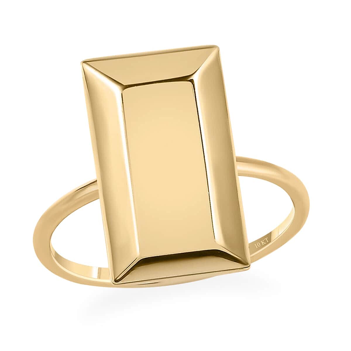 10K Yellow Gold Bar Ring 1.55 Grams