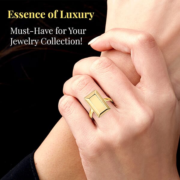 10K Yellow Gold Bar Ring 1.90 Grams