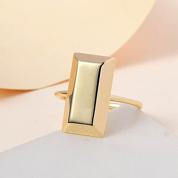 10K Yellow Gold Bar Ring 1.90 Grams