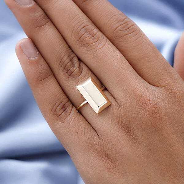 10K Yellow Gold Bar Ring 1.90 Grams