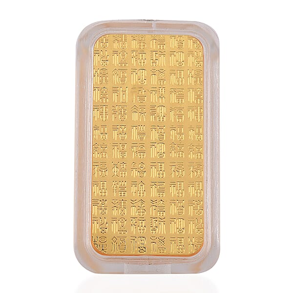 24K Golden Asian Dragon Emboss Sheet 1g