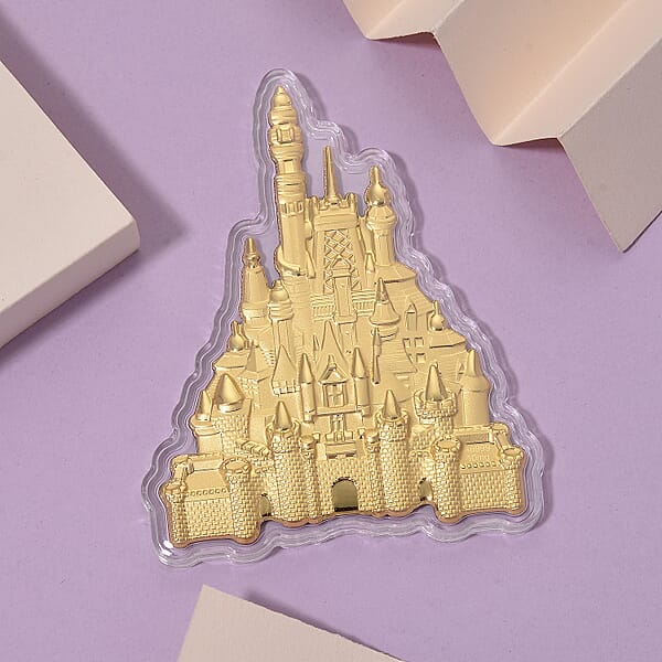 24K Golden Royal Castle Emboss Sheet 10mg