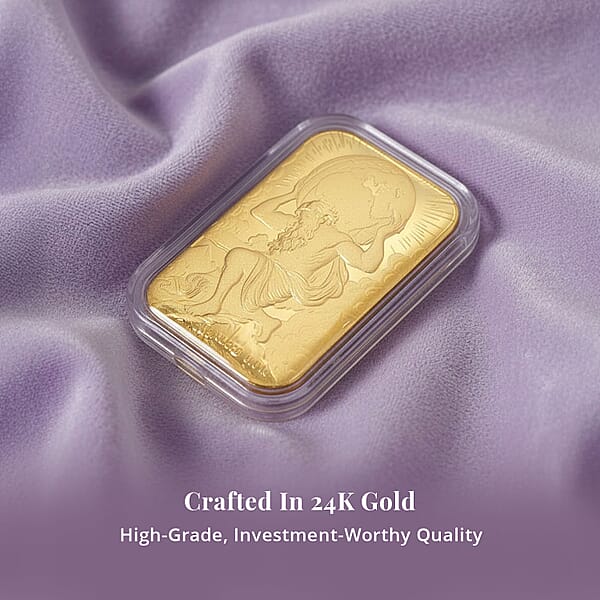 24K Yellow Golden Atlas Emboss Sheet 10mg