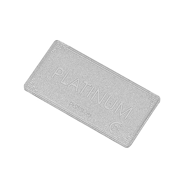 999 Platinum Bar 15x30x0.51mm 5 Grams