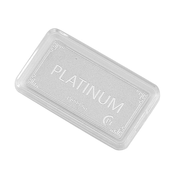 999 Platinum Bar 15x30x0.51mm 5 Grams