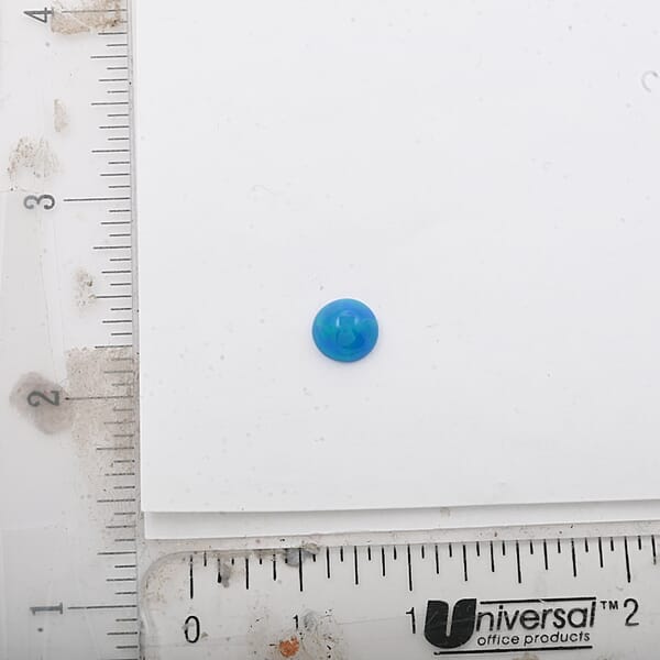AAA Enhanced Blue Opal (Rnd 8 Mm) 1.00 Ctw