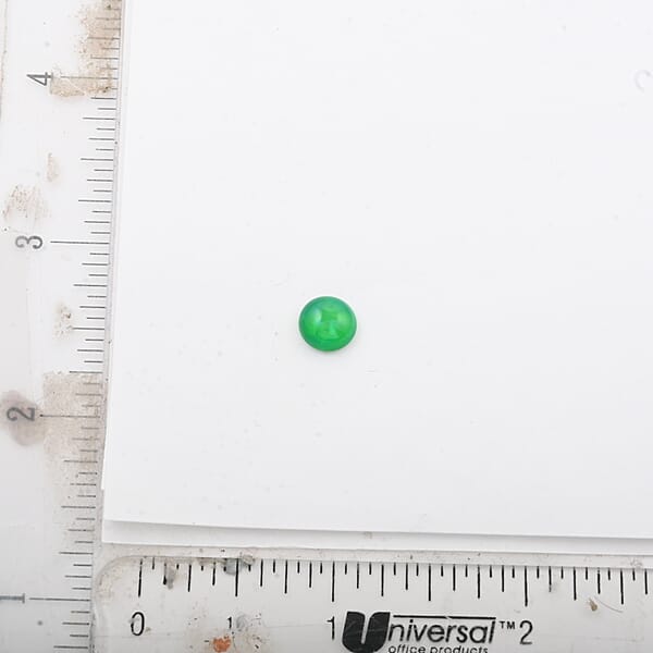 AAA Enhanced Green Opal (Rnd 8 Mm) 1.00 Ctw