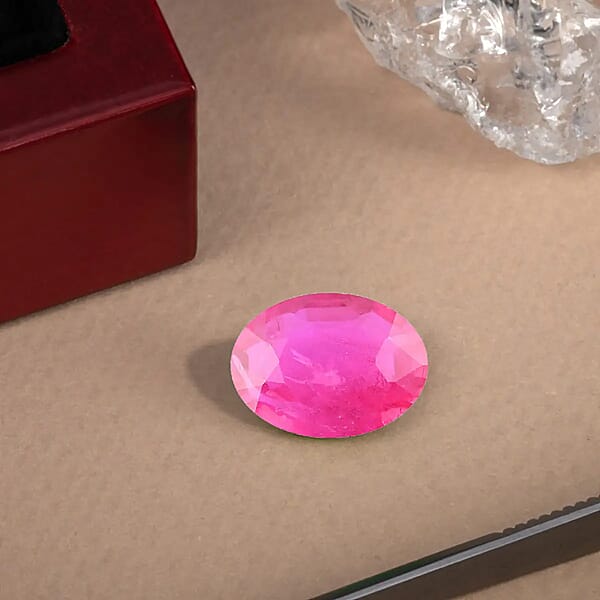 AAA Montepuez Ruby (Ovl 8x6 Mm) 1.20 Ctw