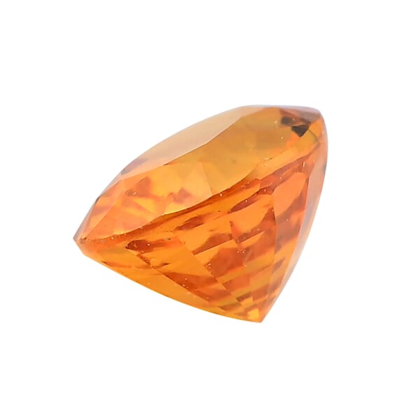 AAAA Amber Sapphire (Ovl 7x5 Mm) 1.00 Ctw