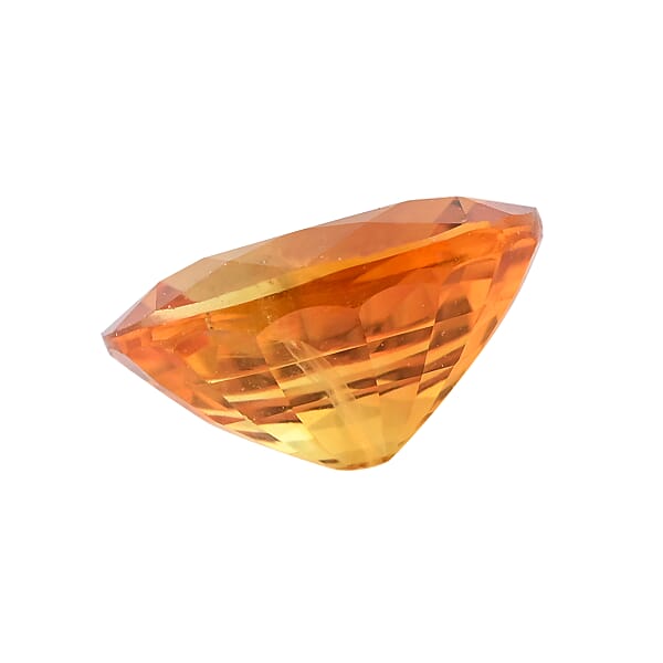 AAAA Amber Sapphire (Ovl 7x5 Mm) 1.00 Ctw