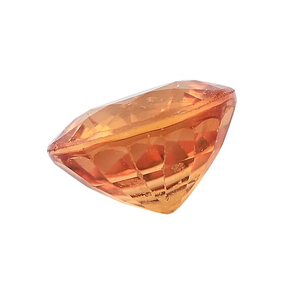 AAAA Amber Sapphire (Rnd 6 Mm) 1.00 Ctw
