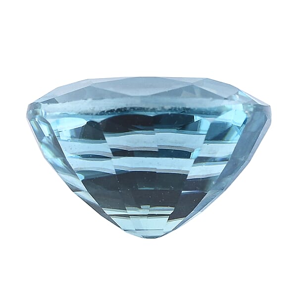 AAAA Blue Zircon (Cush 8x6 Mm) 2.70 Ctw