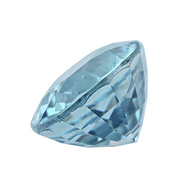 AAAA Blue Zircon (Oval 9x7 Mm) 3.00 Ctw