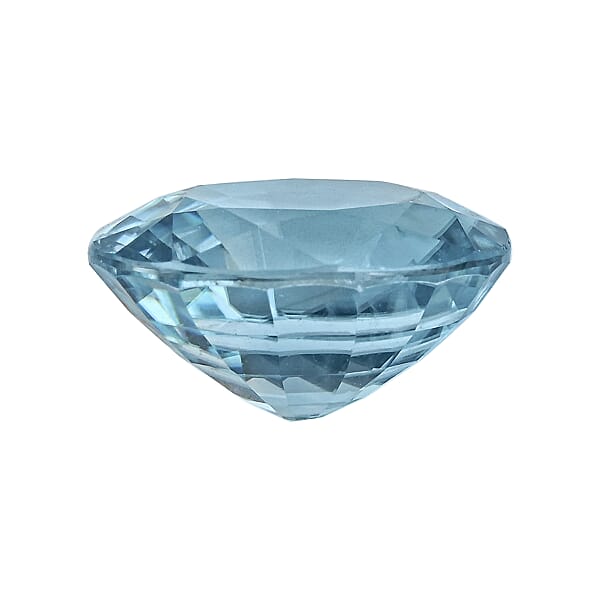 AAAA Blue Zircon (Oval 9x7 Mm) 3.00 Ctw
