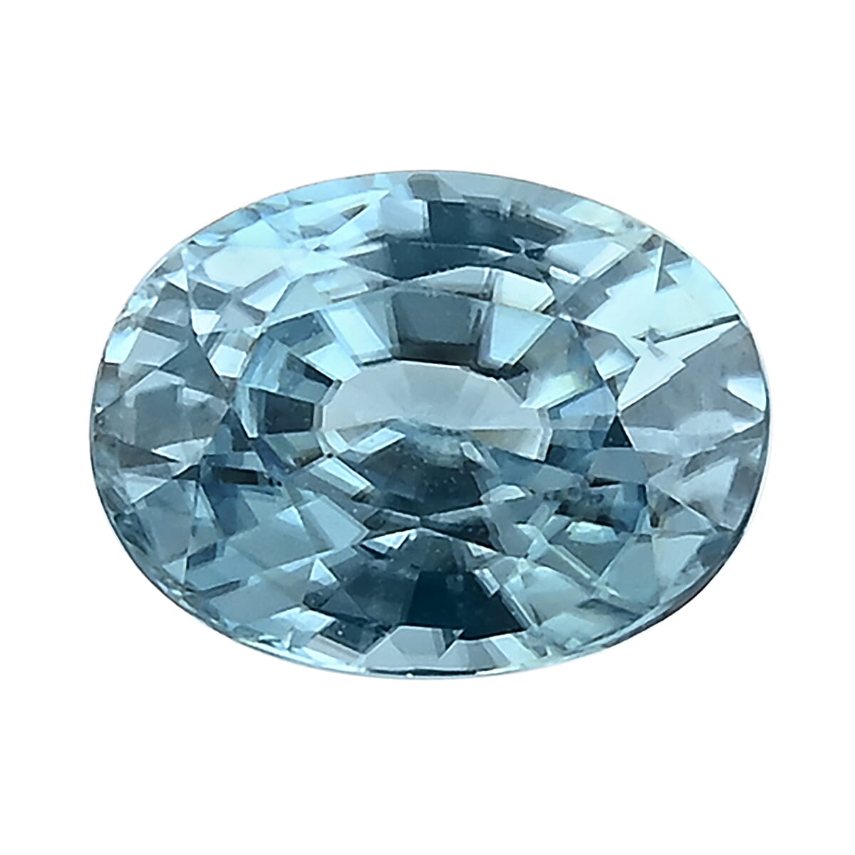 AAAA Blue Zircon (Oval 9x7 mm) 3.00 ctw
