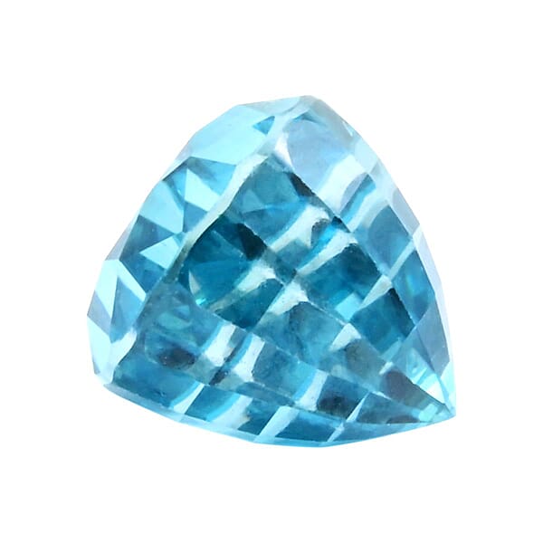 AAAA Blue Zircon (Pear Free Size) 4.50 Ctw