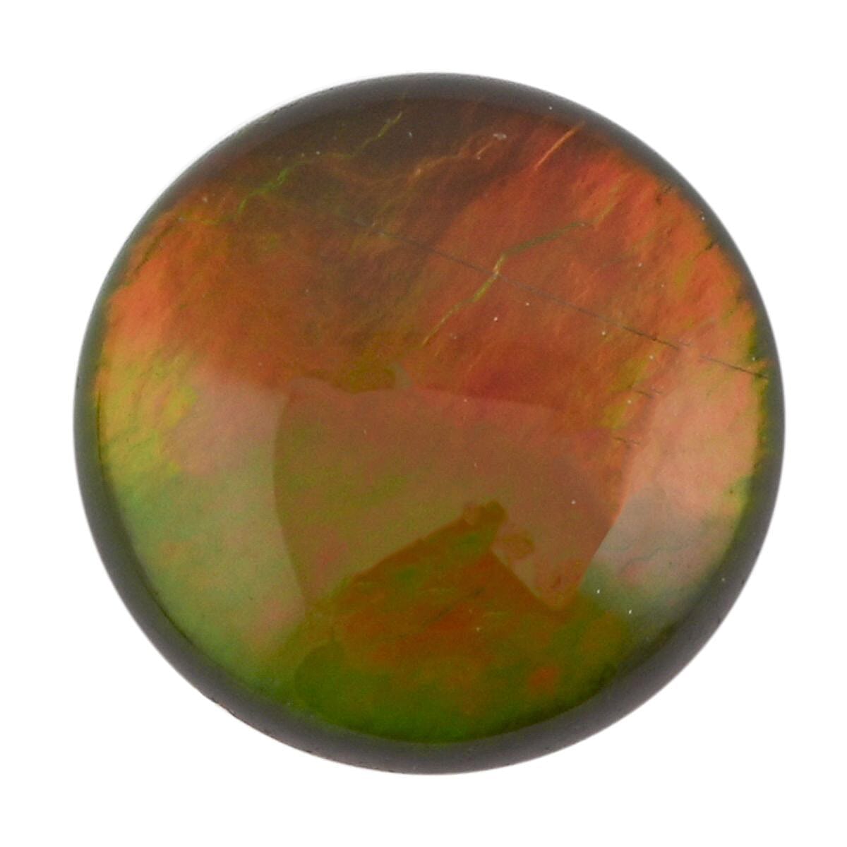 AAAA Canadian Ammolite (Rnd 7 mm) 1.00 ctw