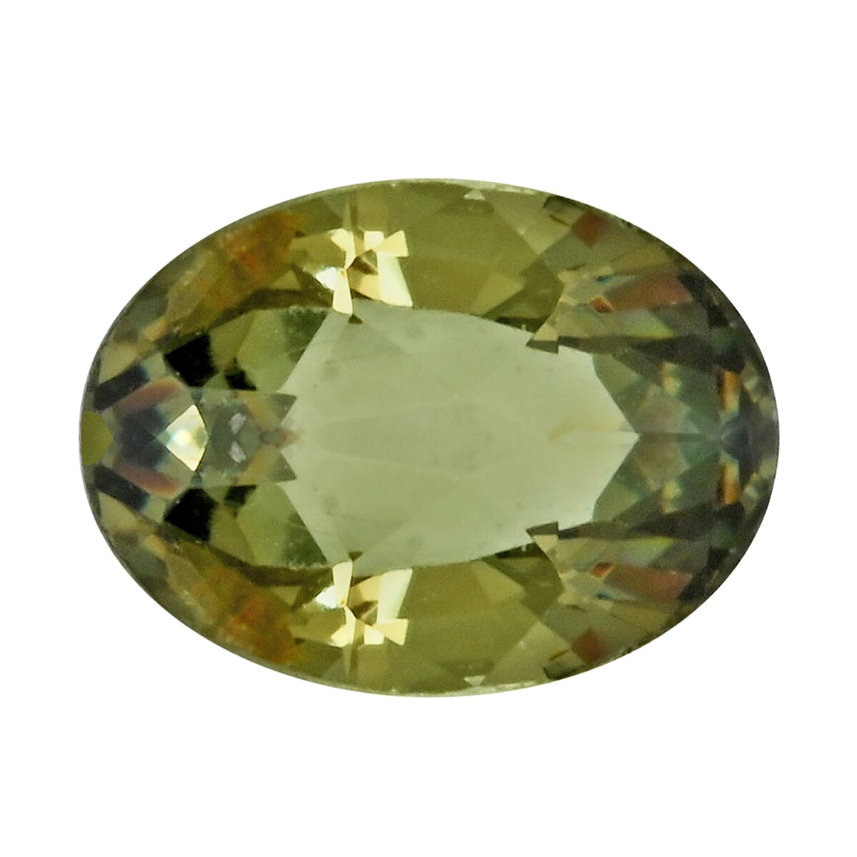 AAAA Demantoid Garnet (Ovl 6x5 mm) 0.70 ctw
