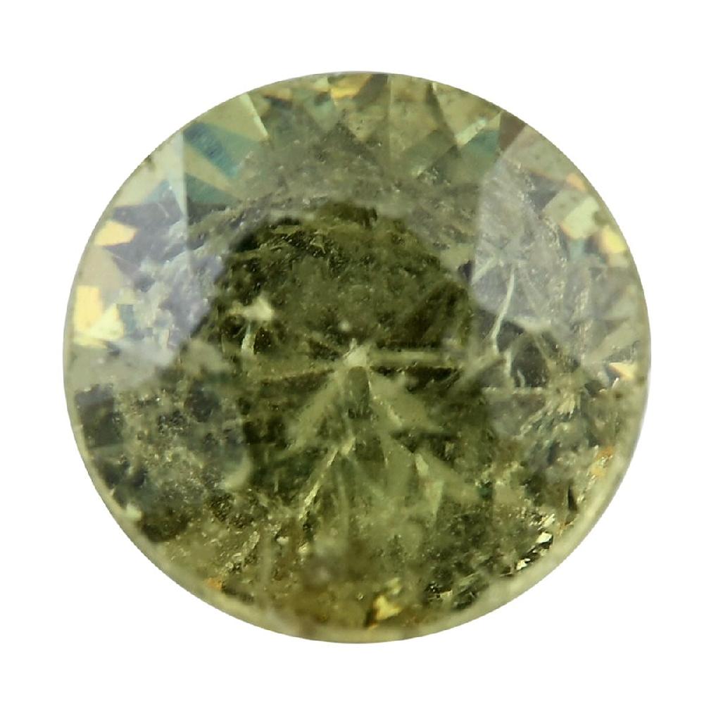 AAAA Demantoid Garnet (Rnd 5 mm) 0.50 ctw