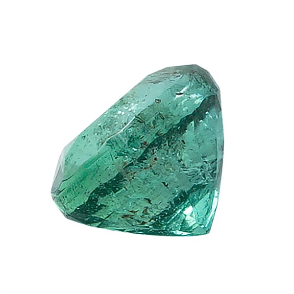 AAAA Gemfields Emerald (Rnd 5 Mm) 0.50 Ctw