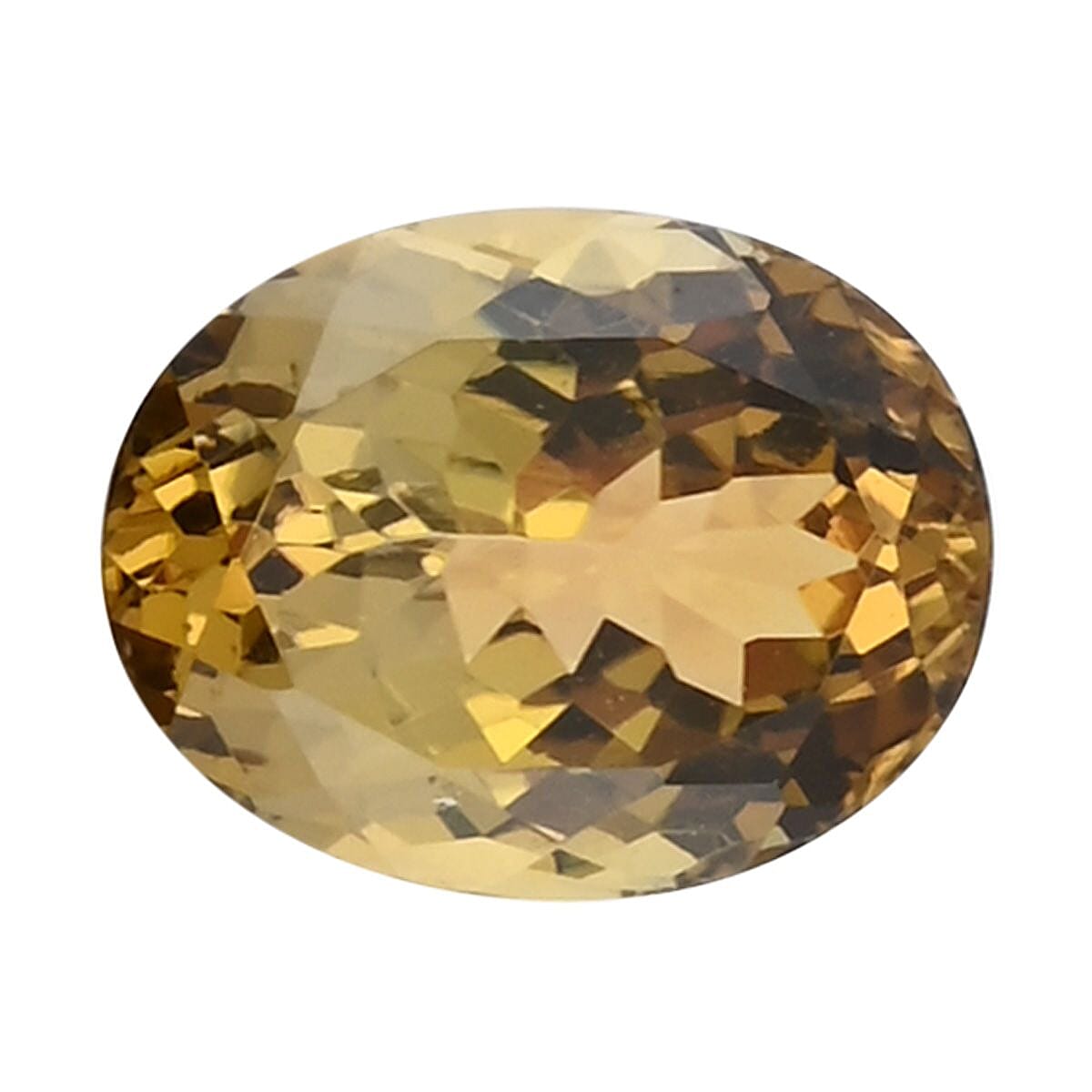AAAA Golden Tanzanite (Ovl 9x7 mm) 1.70 ctw